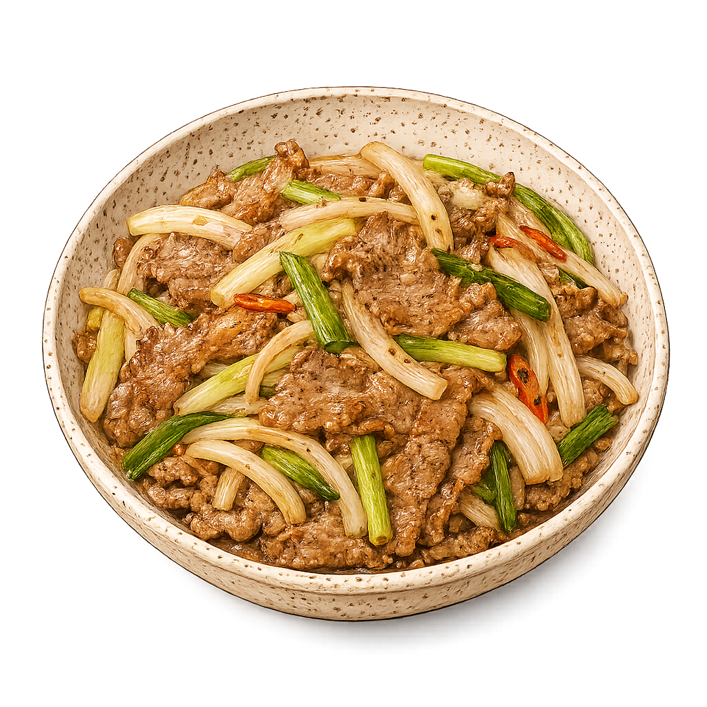 モンゴル風焼肉炒め
