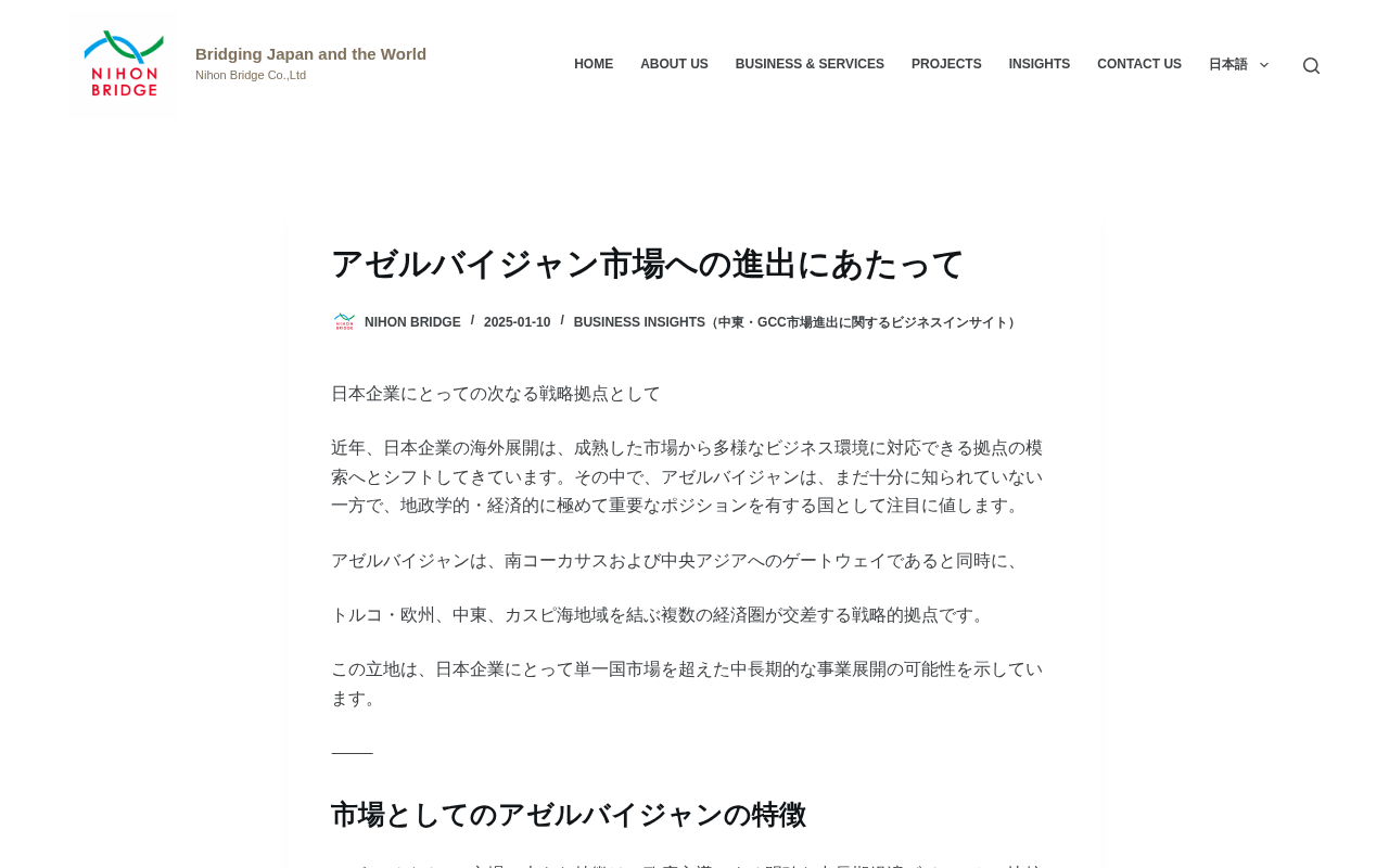 NIHON BRIDGE アゼルバイジャのトップページ
